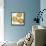 Golden Flower Burst II-Vanessa Austin-Framed Stretched Canvas displayed on a wall