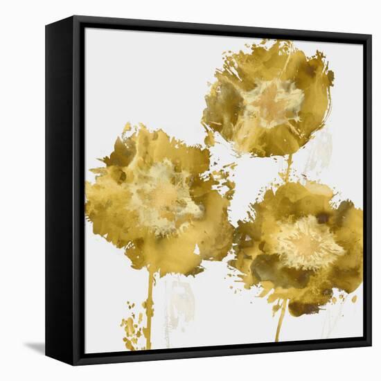 Golden Flower Burst II-Vanessa Austin-Framed Stretched Canvas