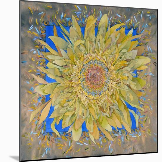 Golden Flower-Sharon Pitts-Mounted Giclee Print