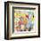 Golden Flowers-Mercedes Lagunas-Framed Art Print