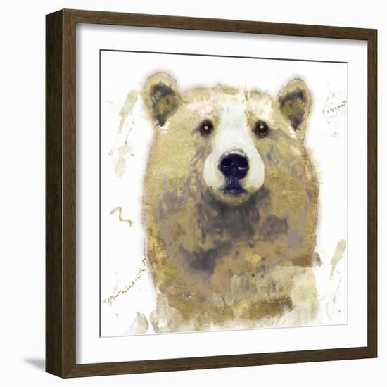 Golden Forest - Bear-Color Bakery-Framed Giclee Print