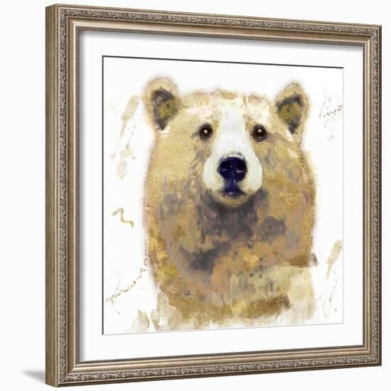 Golden Forest - Bear-null-Framed Giclee Print