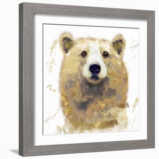 Golden Forest - Bear-null-Framed Giclee Print