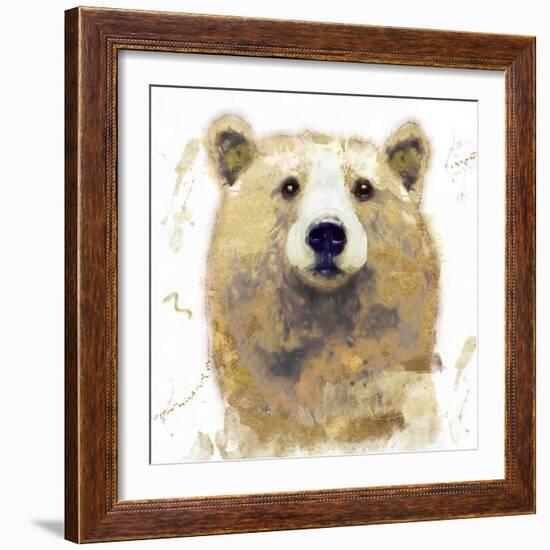 Golden Forest - Bear-null-Framed Giclee Print