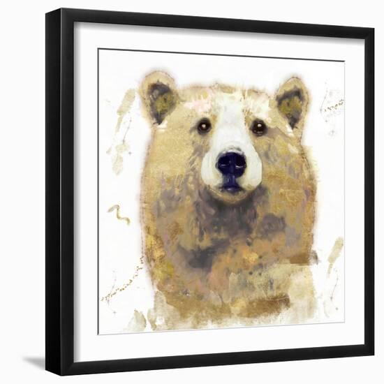 Golden Forest - Bear-null-Framed Giclee Print