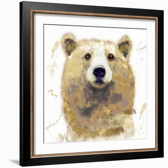 Golden Forest - Bear-null-Framed Giclee Print