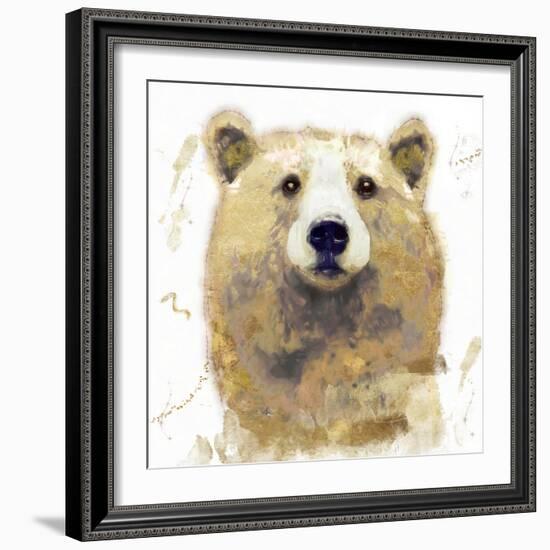 Golden Forest - Bear-null-Framed Giclee Print