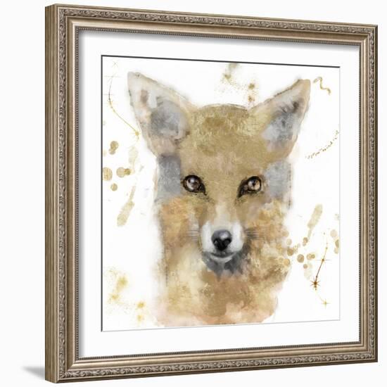 Golden Forest - Fox-null-Framed Giclee Print