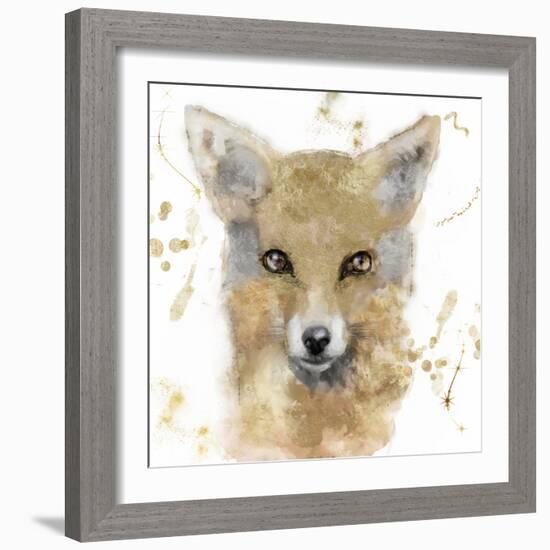 Golden Forest - Fox-null-Framed Giclee Print