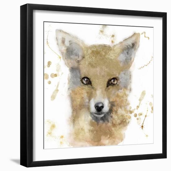 Golden Forest - Fox-null-Framed Giclee Print
