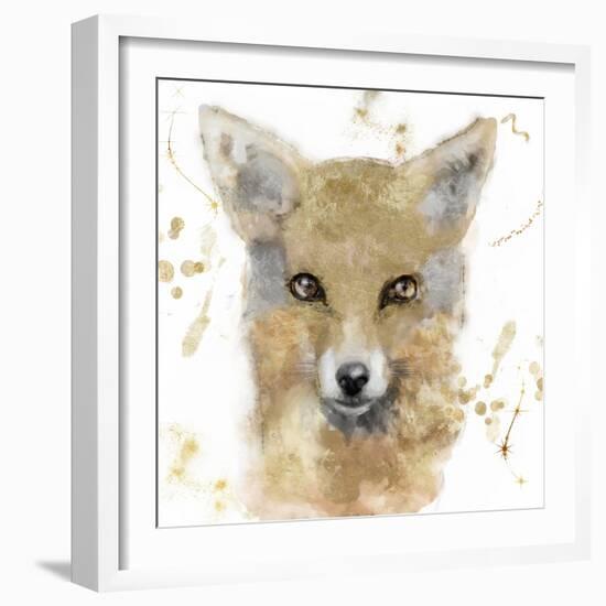 Golden Forest - Fox-null-Framed Giclee Print