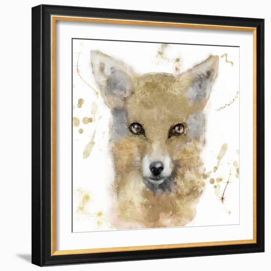 Golden Forest - Fox-null-Framed Giclee Print