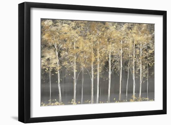 Golden Forest Light-Isabelle Z-Framed Art Print