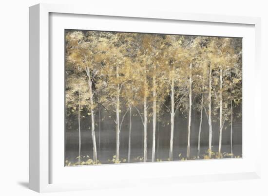 Golden Forest Light-Isabelle Z-Framed Art Print