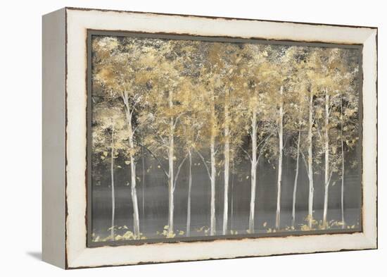 Golden Forest Light-Isabelle Z-Framed Stretched Canvas