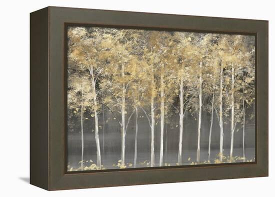 Golden Forest Light-Isabelle Z-Framed Stretched Canvas