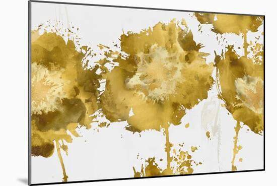 Golden Fower Burst Trio-Vanessa Austin-Mounted Art Print