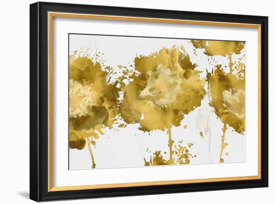 Golden Fower Burst Trio-Vanessa Austin-Framed Art Print