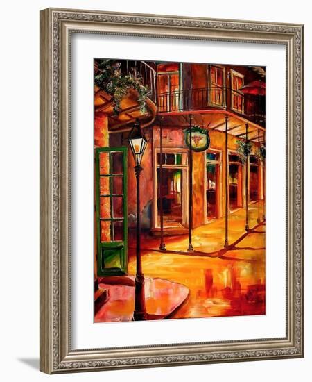 Golden French Quarter-Diane Millsap-Framed Art Print