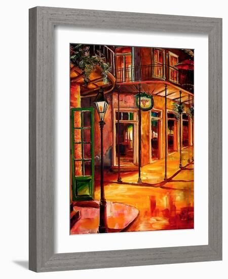 Golden French Quarter-Diane Millsap-Framed Art Print