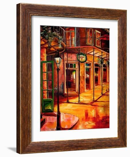 Golden French Quarter-Diane Millsap-Framed Art Print