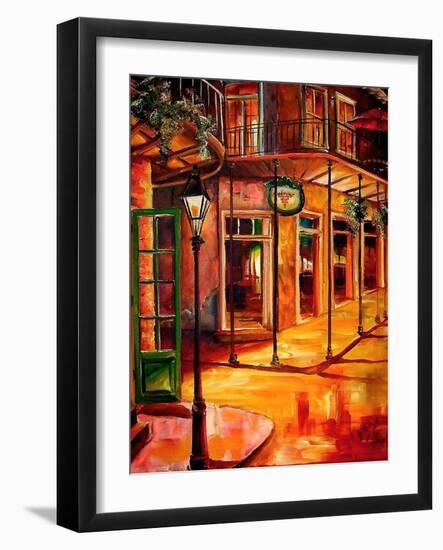 Golden French Quarter-Diane Millsap-Framed Art Print