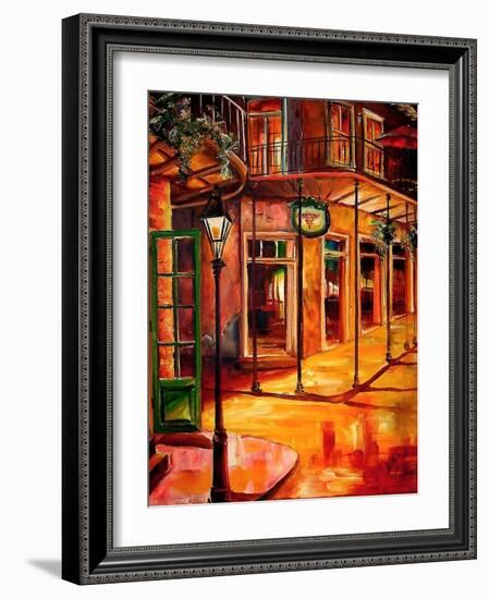 Golden French Quarter-Diane Millsap-Framed Art Print