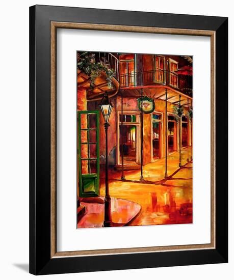 Golden French Quarter-Diane Millsap-Framed Art Print