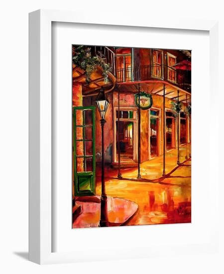 Golden French Quarter-Diane Millsap-Framed Art Print