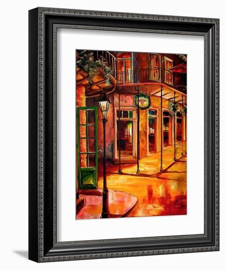 Golden French Quarter-Diane Millsap-Framed Art Print