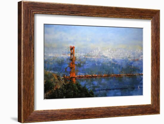 Golden Gate Afternoon-Mark Lague-Framed Art Print