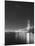 Golden Gate and Stars BW-Moises Levy-Mounted Photographic Print