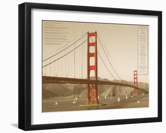 Golden Gate Architecture-Phil Maier-Framed Art Print