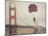 Golden Gate Ballons-Ashley Davis-Mounted Art Print