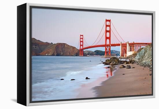 Golden Gate Bridge after Sunset, San Francisco-sborisov-Framed Premier Image Canvas