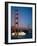 Golden Gate Bridge and Cruise Ship, San Francisco, California, USA-Steve Vidler-Framed Photographic Print