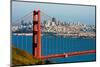 Golden Gate Bridge and Downtown San Francisco-Andy777-Mounted Photographic Print