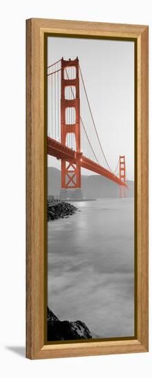 Golden Gate Bridge at Dawn (A)-Alan Blaustein-Framed Premier Image Canvas
