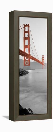 Golden Gate Bridge at Dawn (A)-Alan Blaustein-Framed Premier Image Canvas