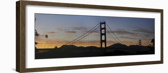 Golden Gate Bridge at Dusk, San Francisco, California-Anna Miller-Framed Photographic Print