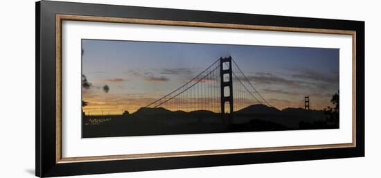 Golden Gate Bridge at Dusk, San Francisco, California-Anna Miller-Framed Photographic Print