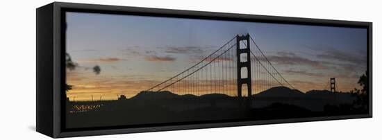 Golden Gate Bridge at Dusk, San Francisco, California-Anna Miller-Framed Premier Image Canvas