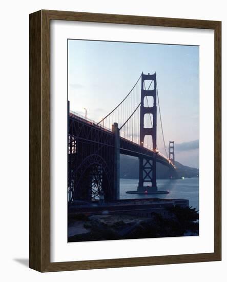 Golden Gate Bridge at Dusk-Eric Risberg-Framed Photographic Print