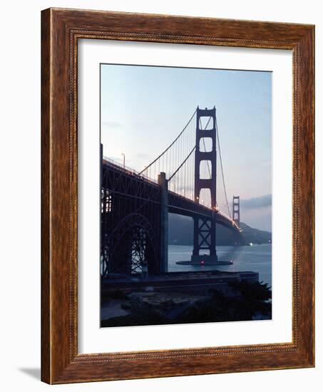 Golden Gate Bridge at Dusk-Eric Risberg-Framed Photographic Print