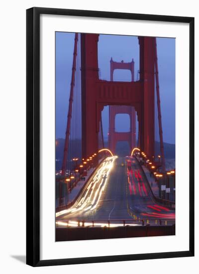 Golden Gate Bridge at Night, San Francisco, California-Anna Miller-Framed Photographic Print