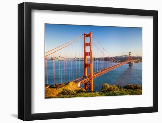 Golden Gate Bridge at Sunset, Sun Francisco-sborisov-Framed Photographic Print