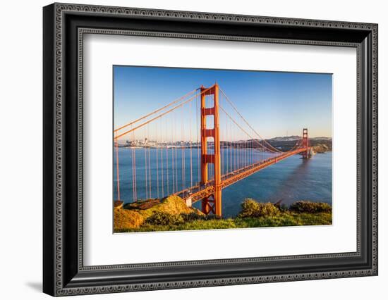 Golden Gate Bridge at Sunset, Sun Francisco-sborisov-Framed Photographic Print