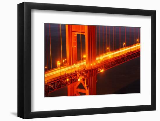 Golden Gate Bridge Detail. San Francisco, California.-logoboom-Framed Photographic Print