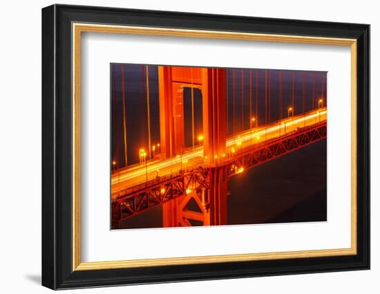 Golden Gate Bridge Detail. San Francisco, California.-logoboom-Framed Photographic Print