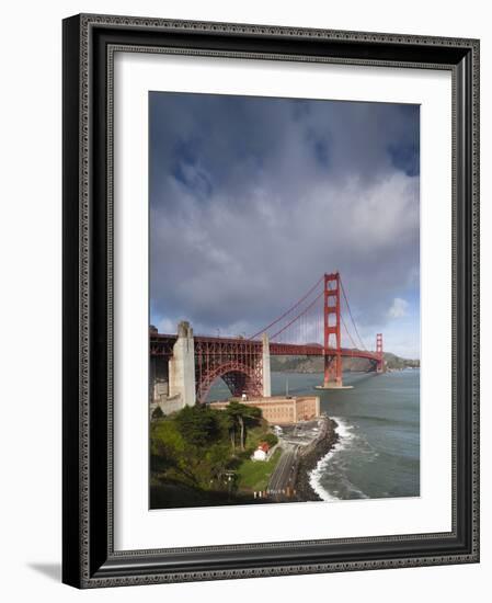 Golden Gate Bridge from Fort Point, National Recreation Area, San Francisco, California, Usa-Walter Bibikow-Framed Photographic Print